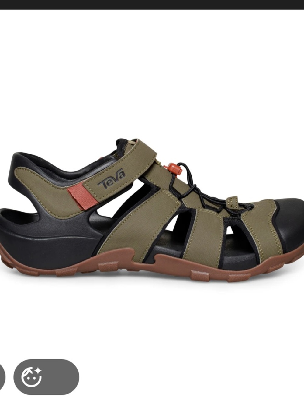 Teva mens Flintwood water Outdoor Sandals shoes sz 11 green black hiking outdoor